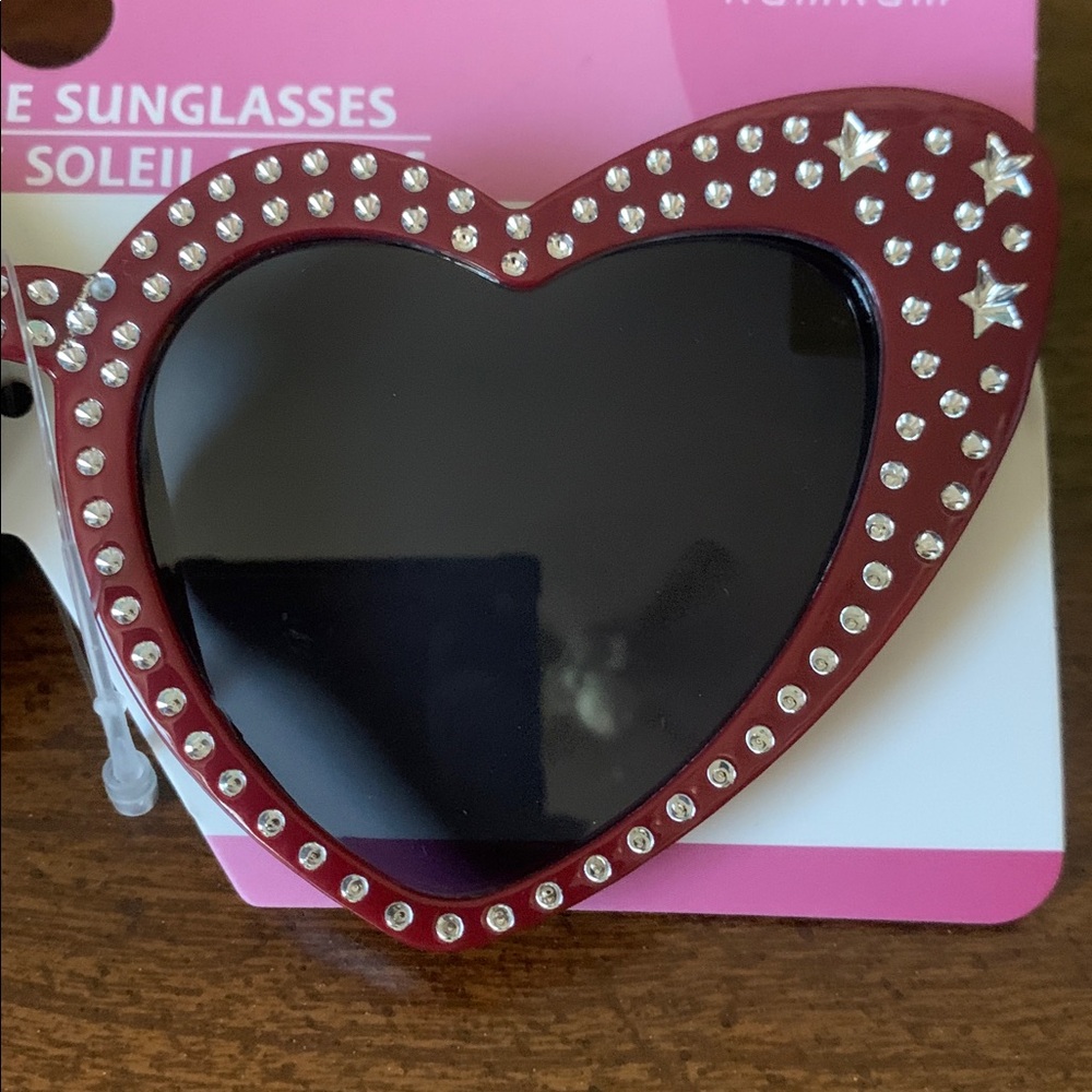 NWOT KamKam Raspberry Rhinestone Sunglasses - Picture 6 of 7